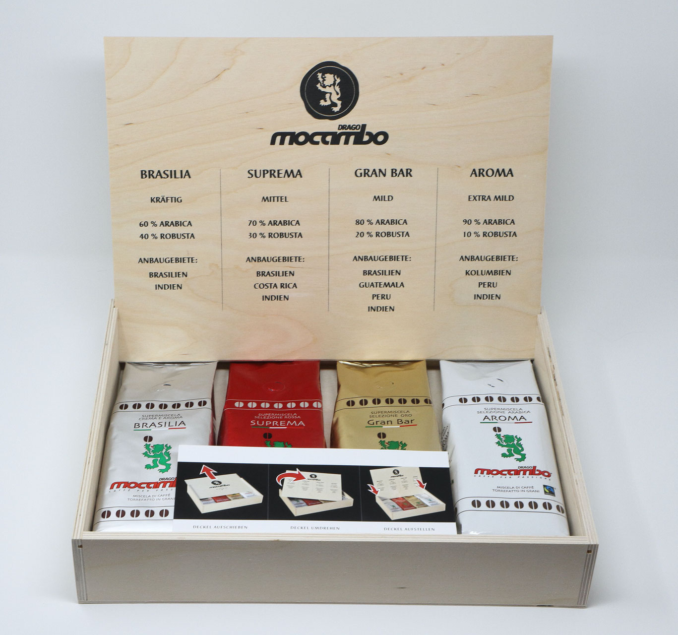 MOCAMBO Genuss-Box Kaffeebohnen